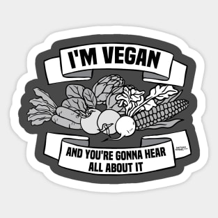 Vegan 3 Sticker